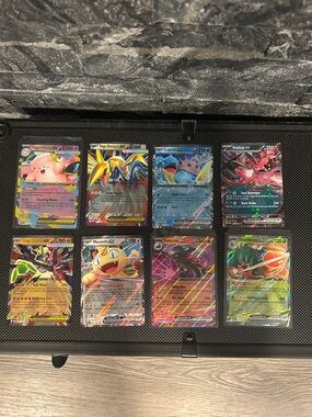 Pokémon Lot of 8 EX Holo Cards from the Mega Evolutions Perfect Order Set M/NM